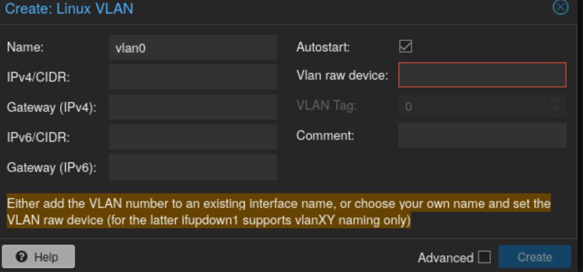 Créer un Linux VLAN